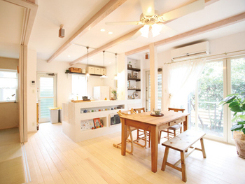 多くの日光を取り入れる事ができるようになったリビングにとても満足しています。