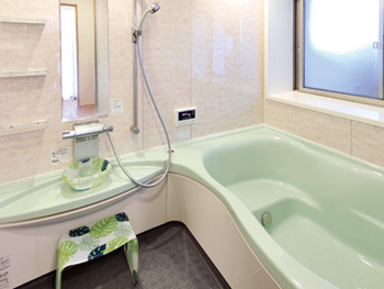 家族みんなで入ることができるほど広いお風呂になりました！