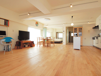 1LDKで広々とした空間になり大変満足しています。