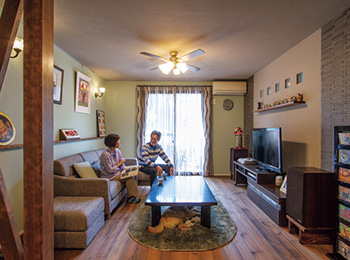 内装にこだわったご夫婦2人の心地良い空間