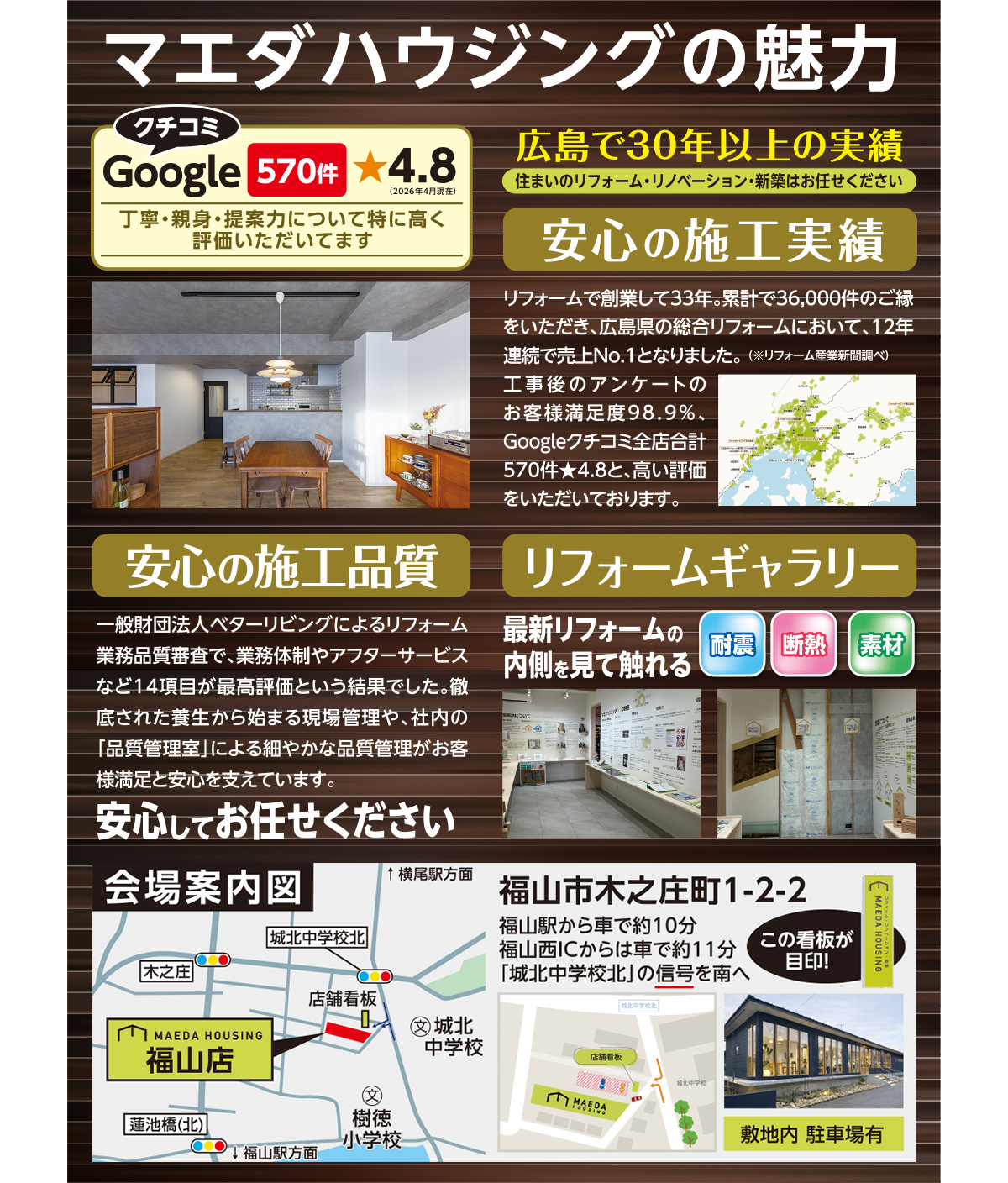 広島で30年以上の実績