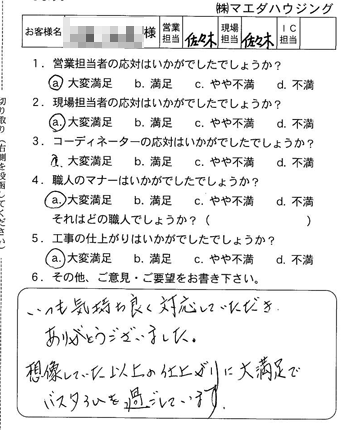 お客様アンケート 2012_13(2013年)
