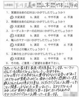 お客様アンケート voice118（2011年）