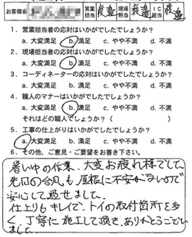 お客様アンケート voice25（2012年）