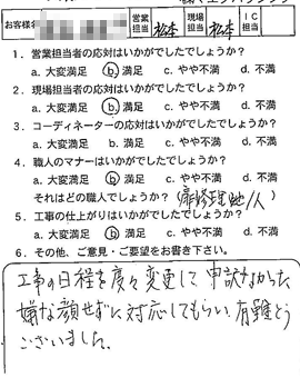 お客様アンケート voice39（2012年）