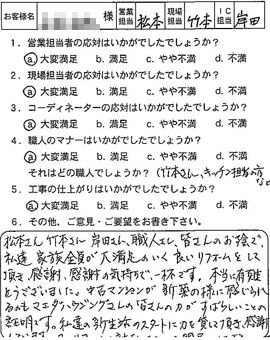 お客様アンケート voice41（2012年）