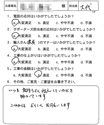 安佐南区 防犯ストッパー取付