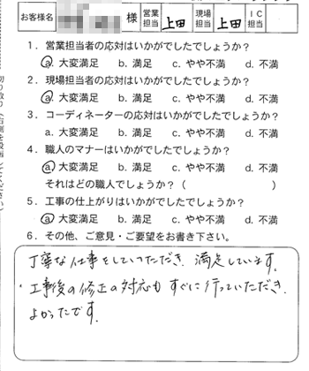 佐伯区 プラマード取付工事