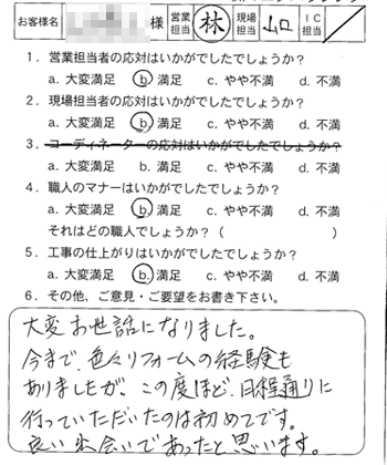 南区　改装工事