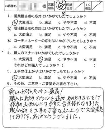 府中町 キッチン工事