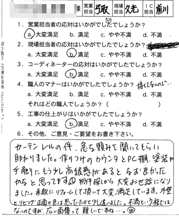 安佐北区 改装工事