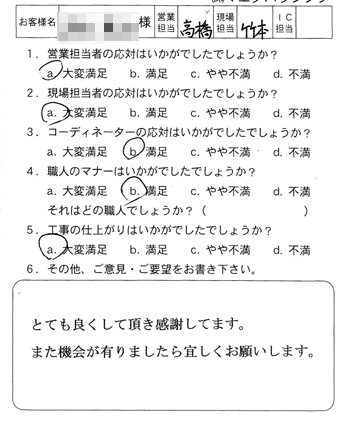 西区 改装工事