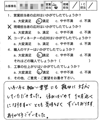 東区 改装工事