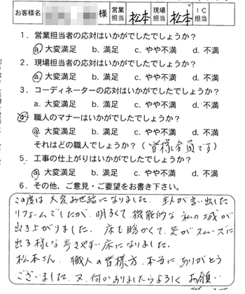 廿日市市　LDK廊下改装