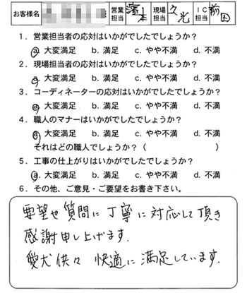 安佐南区 改装工事