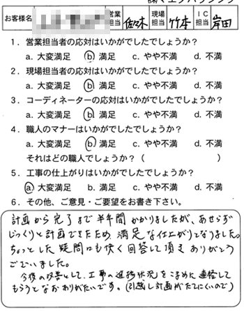 西区 戸建全面改装工事