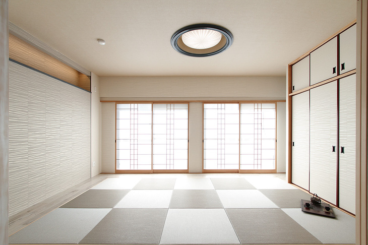 落ち着いた雰囲気のインテリアで作る和モダンテイストのリノベーション事例