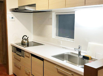 レンジフードやキッチンパネルはお掃除のしやすさを重視