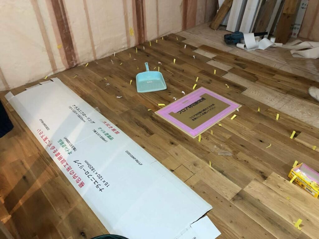 内部工事が進んでいます。
