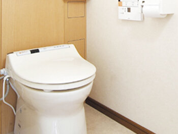 最新型のトイレになってしかも部屋も広くしていただけました。