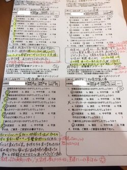 お客様の声　アンケートはがき