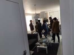 現場見学会と取材