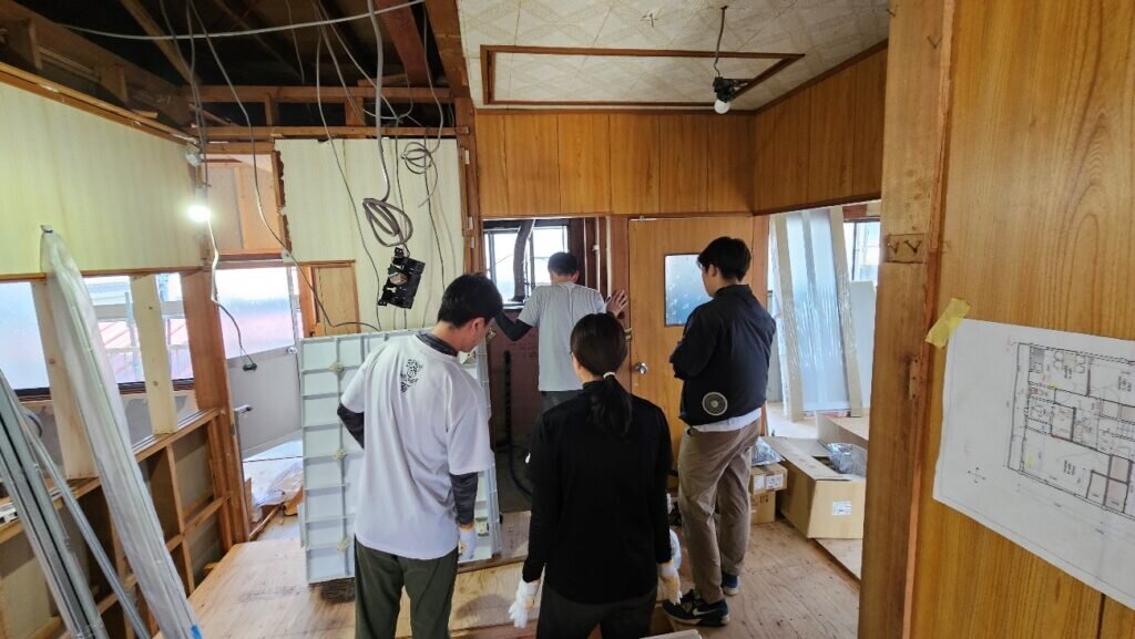 楽屋プロジェクト　第5弾！浴室組み立て工事！
