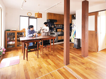 カフェの雰囲気を漂わせるようなリビングになりとても嬉しいです。
