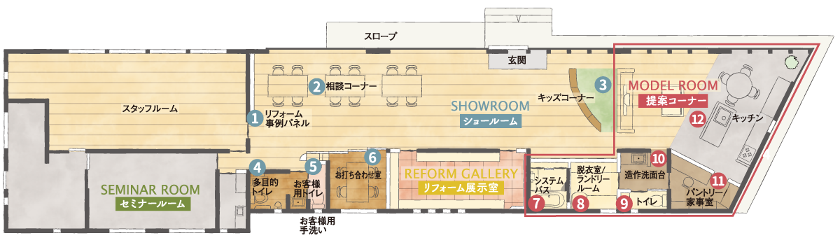 福山店 ショールーム